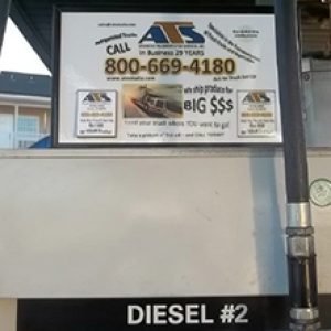 gas pump advertising