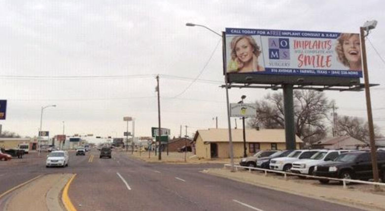 Photograph of Amarillo Dentistry Billboard
