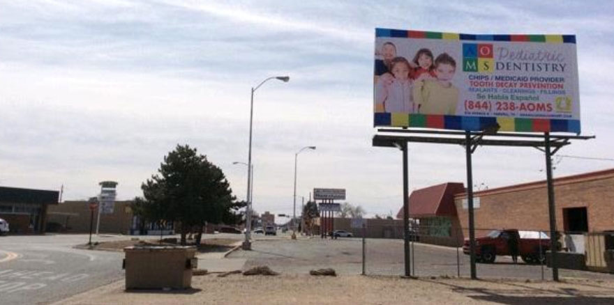 Photograph of Amarillo Dentistry Billboard