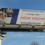 Photo of Beckton Dickinson Billboard Advertising Campaign.