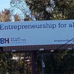 Photo of Brian Hamilton Foundation Billboard Ad