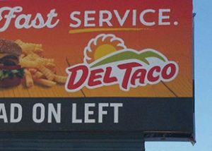 Photo of Del Taco Billboard