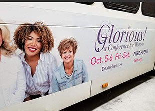 Photo of Jesse Duplantis Ministries Bus Advertising Campaign