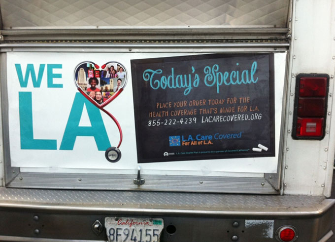 Photo of LA Care Covered Outdoor Advertising Campaign