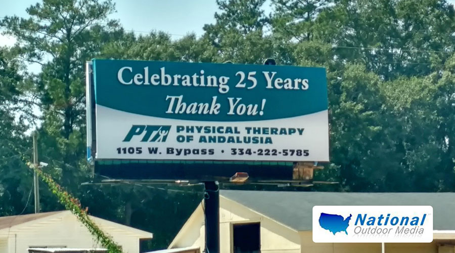 Photo of Physical Therapy of Andalusia Billboard Advertising Campaign